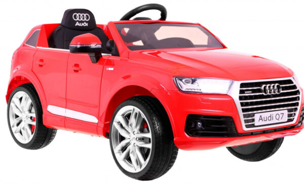 Audi Q7 Quattro S-Line na akumulator Czerwony