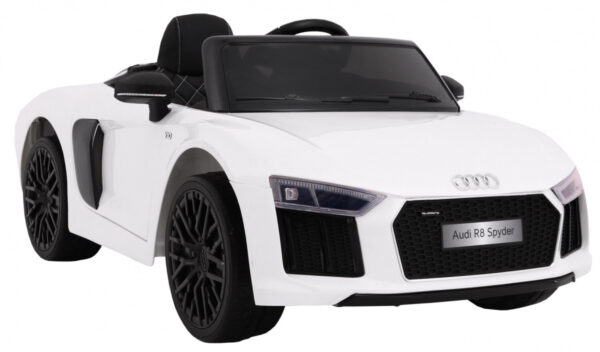 Audi R8 Spyder na akumulator Biały
