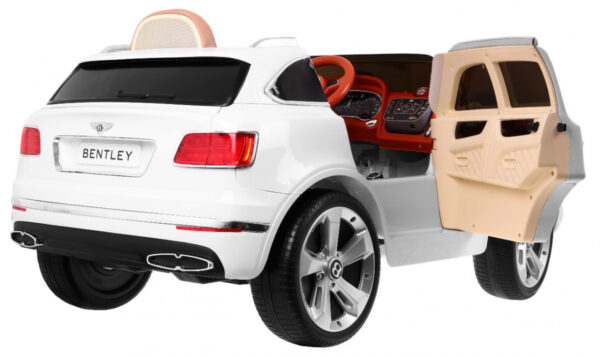 Auto na akumulator Bentley Bentayga dla dzieci Biały
