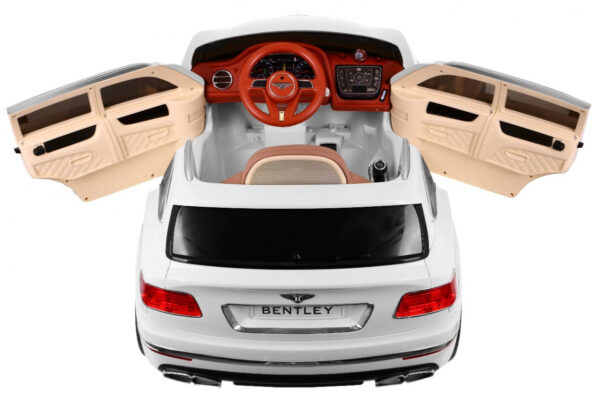 Auto na akumulator Bentley Bentayga dla dzieci Biały