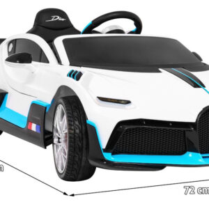 Bugatti Divo Autko na akumulator dla dzieci Biały