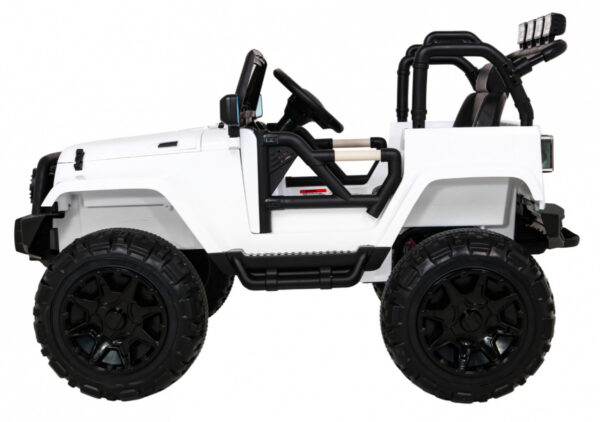 Auto na akumulator All Terrain dla dzieci Biały Terenówka typu jeep
