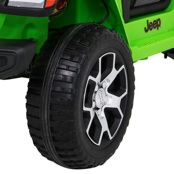 Jeep Wrangler Rubicon na akumulator dla dzieci Zielony