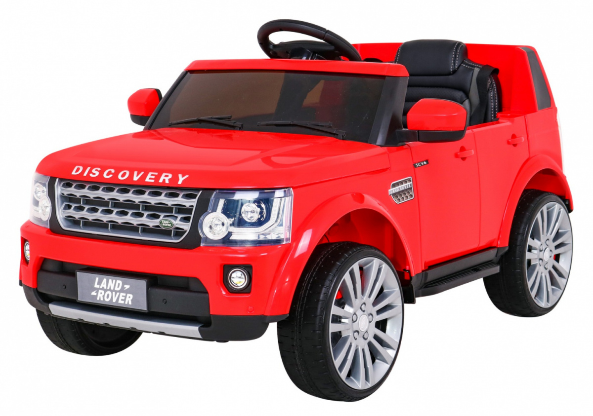 Land Rover Discovery Autko elektryczne dla dzieci Czerwony