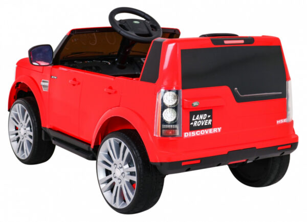 Land Rover Discovery Autko elektryczne dla dzieci Czerwony