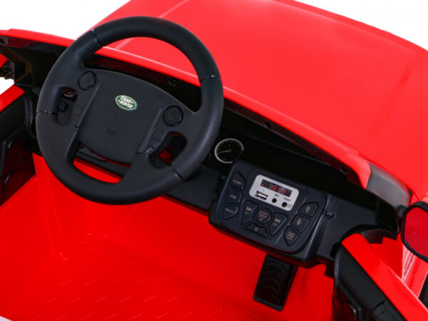 Land Rover Discovery Autko elektryczne dla dzieci Czerwony