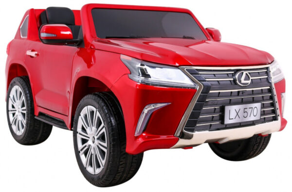 Lexus LX570 Lakierowane Autko dla 2 dzieci Czerwony
