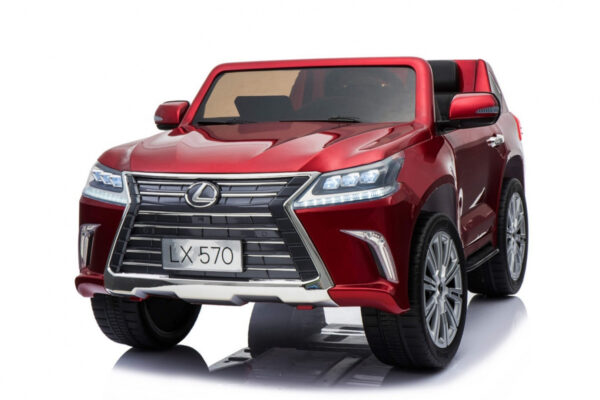Lexus LX570 Lakierowane Autko dla 2 dzieci Czerwony