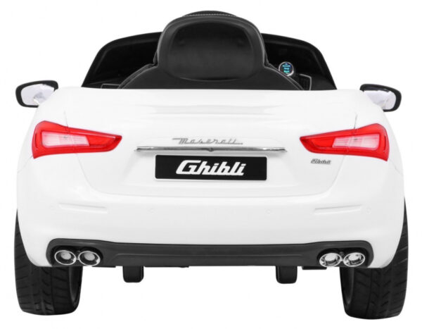 Maserati Ghibli na akumulator dla dzieci Biały