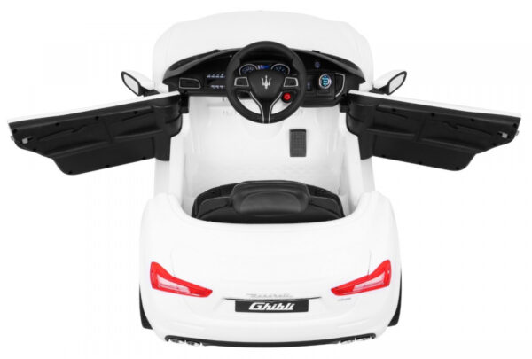 Maserati Ghibli na akumulator dla dzieci Biały