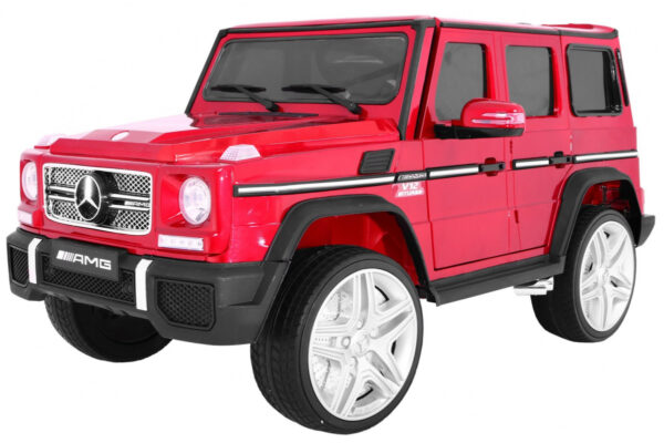 Auto na akumulator Mercedes AMG G65 dla dzieci Czerwony