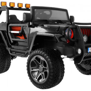 Auto terenowe typu jeep Monster 4x4 dla dzieci Czarny