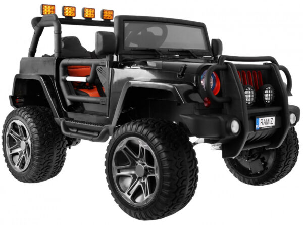 Auto terenowe typu jeep Monster 4x4 dla dzieci Czarny