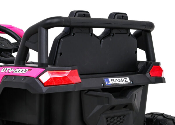 Buggy UTV 2000M Racing Auto na akumulator Różowy