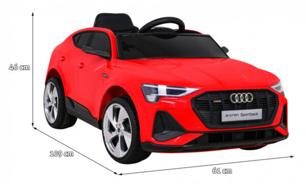 Audi E-Tron Sportback dla dzieci Czerwony