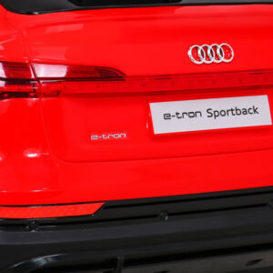 Audi E-Tron Sportback dla dzieci Czerwony