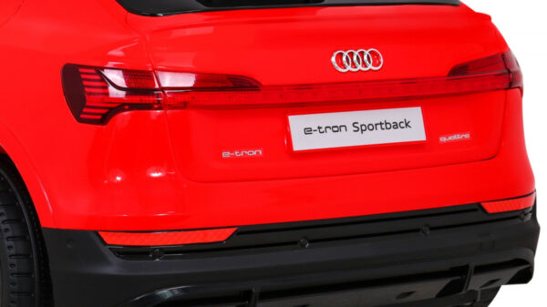 Audi E-Tron Sportback dla dzieci Czerwony
