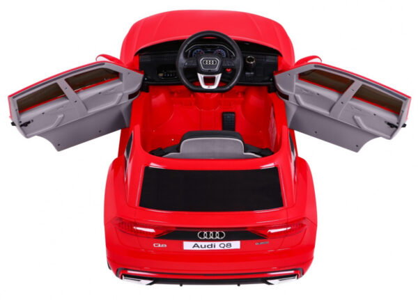 Audi Q8 Lift na akumulator dla dzieci Czerwony SUV