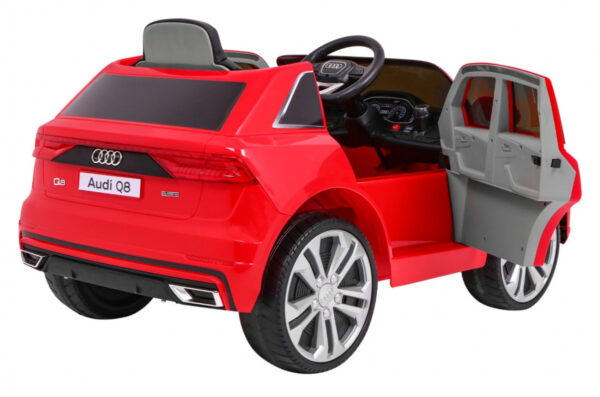 Audi Q8 Lift na akumulator dla dzieci Czerwony SUV