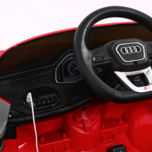 Audi Q8 Lift na akumulator dla dzieci Czerwony SUV