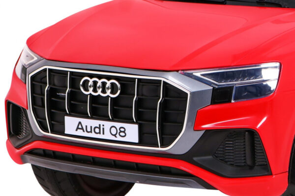 Audi Q8 Lift na akumulator dla dzieci Czerwony SUV