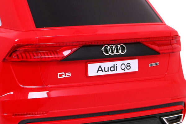 Audi Q8 Lift na akumulator dla dzieci Czerwony SUV