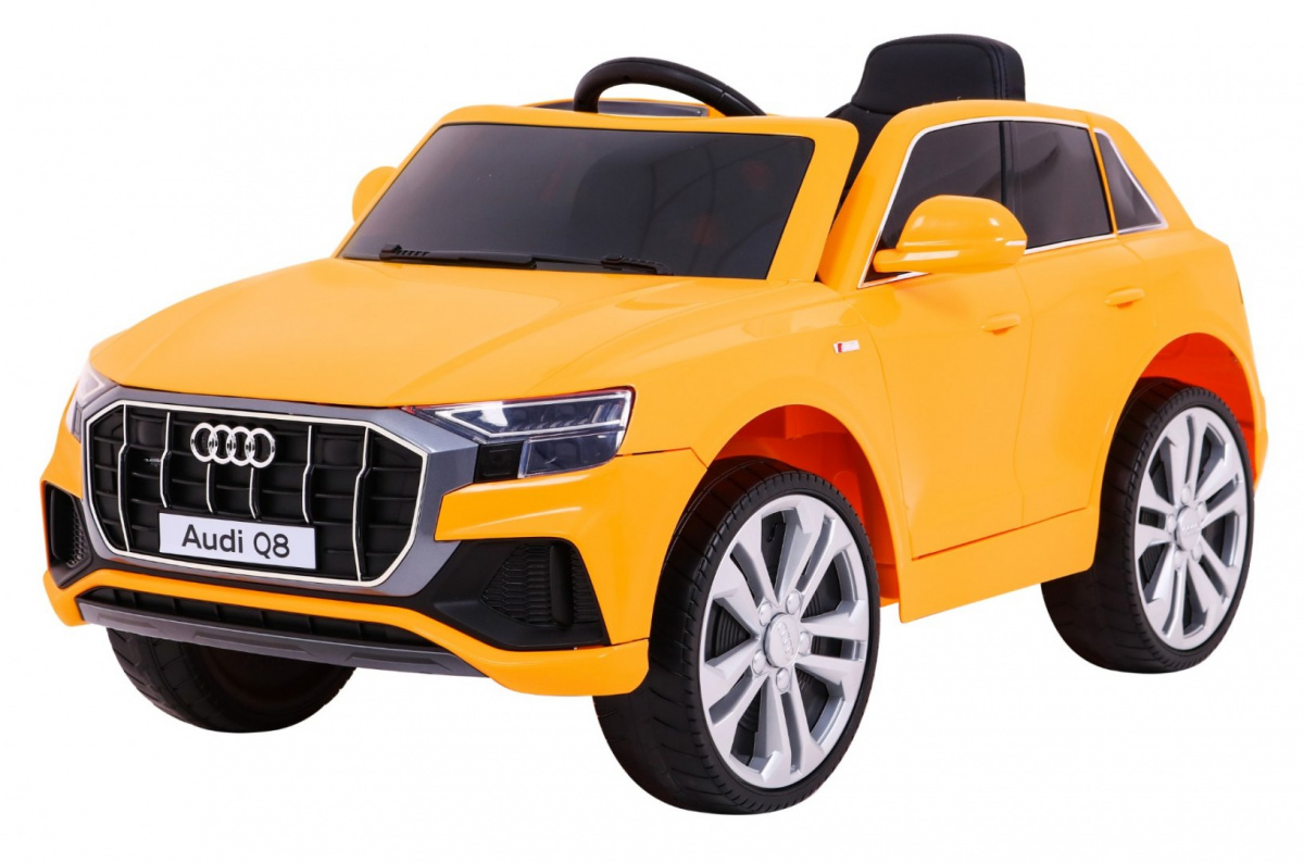 Audi Q8 Lift, SUV na akumulator dla dzieci Żółty