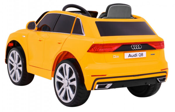 Audi Q8 Lift, SUV na akumulator dla dzieci Żółty