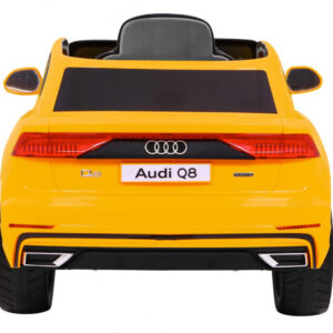 Audi Q8 Lift, SUV na akumulator dla dzieci Żółty