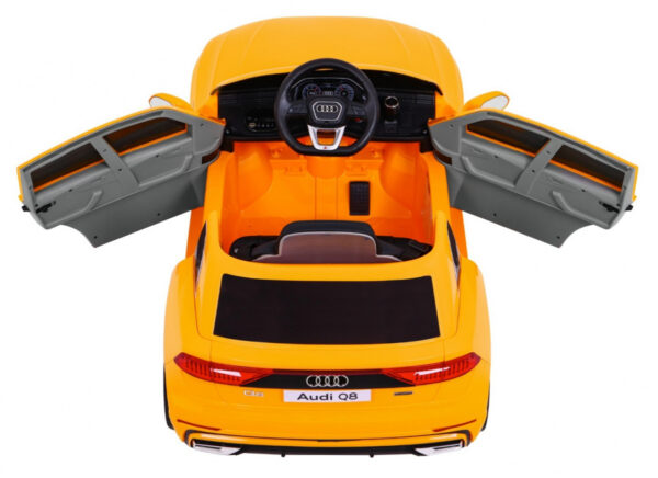 Audi Q8 Lift, SUV na akumulator dla dzieci Żółty