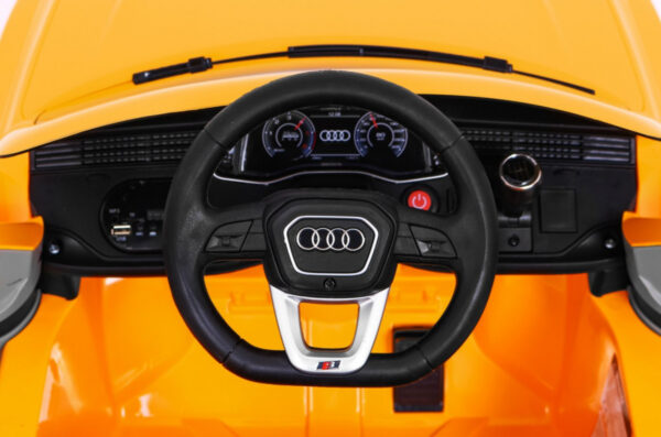 Audi Q8 Lift, SUV na akumulator dla dzieci Żółty