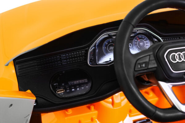 Audi Q8 Lift, SUV na akumulator dla dzieci Żółty
