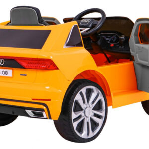 Audi Q8 Lift, SUV na akumulator dla dzieci Żółty