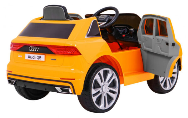 Audi Q8 Lift, SUV na akumulator dla dzieci Żółty
