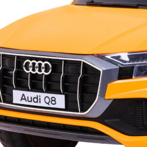 Audi Q8 Lift, SUV na akumulator dla dzieci Żółty
