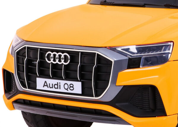 Audi Q8 Lift, SUV na akumulator dla dzieci Żółty