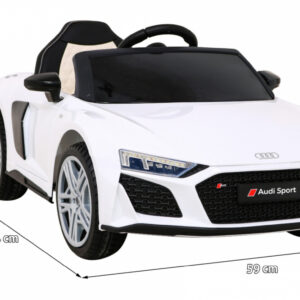 Audi R8 LIFT Samochodzik na akumulator Biały