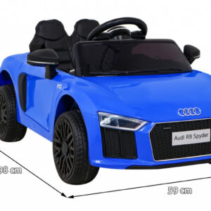 Audi R8 na akumulator dla dzieci Niebieski
