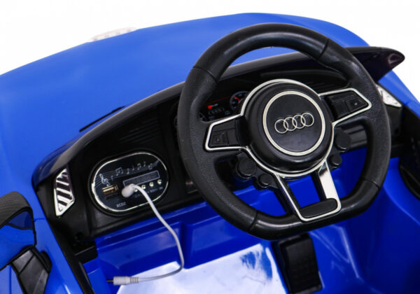 Audi R8 na akumulator dla dzieci Niebieski