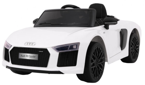 Audi R8 Spyder na akumulator Biały