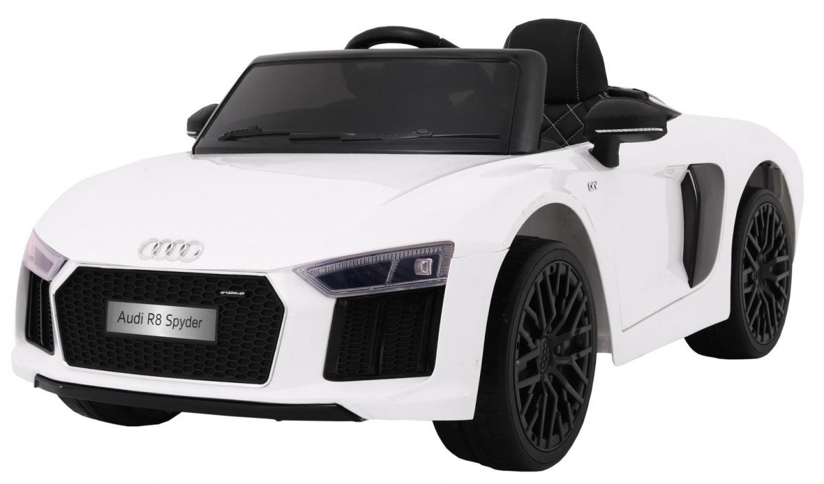 Audi R8 Spyder na akumulator Biały