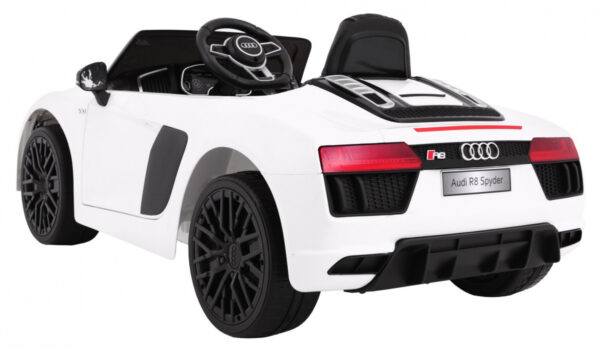 Audi R8 Spyder na akumulator Biały