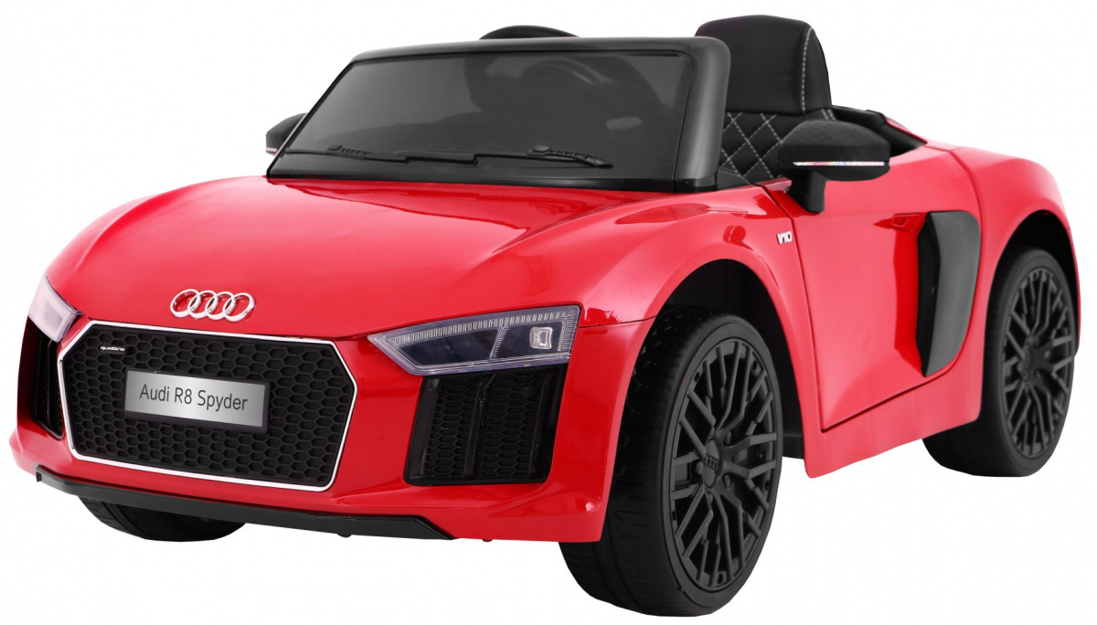 Audi R8 Spyder na akumulator Lakier Czerwony