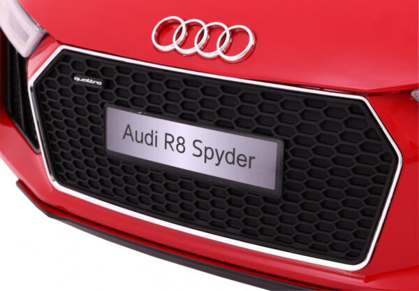 Audi R8 Spyder na akumulator Lakier Czerwony