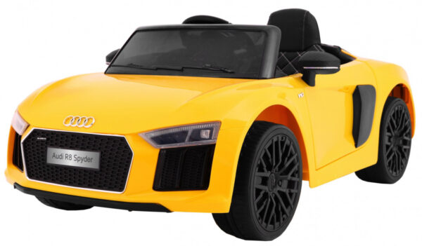 Audi R8 Spyder na akumulator Żółty