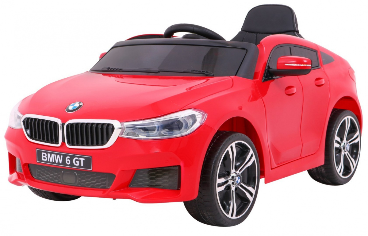 BMW 6 GT Autko na akumulator Czerwone
