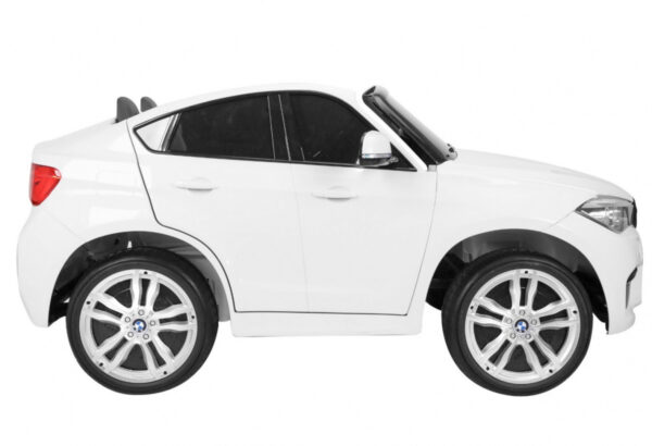 BMW X6M XXL dla 2 dzieci Biały SUV