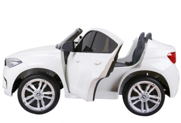 BMW X6M XXL dla 2 dzieci Biały SUV