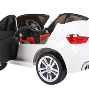 BMW X6M XXL dla 2 dzieci Biały SUV