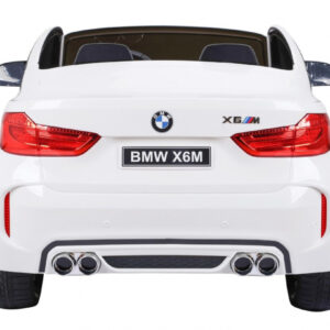 BMW X6M XXL dla 2 dzieci Biały SUV